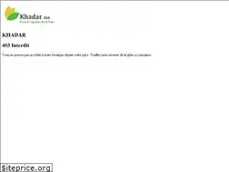 Sites similar to khadar.ma