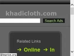 Sites similar to khadicloth.com