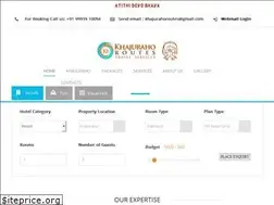 Sites similar to khajurahoroutes.in