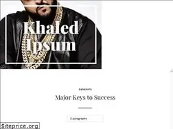 Sites similar to khaledipsum.com