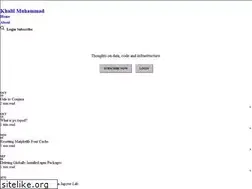 Sites similar to khalilmuhammad.com
