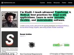 Sites similar to khalilstemmler.com