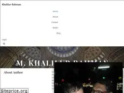 Sites similar to khalilur-rahman.com