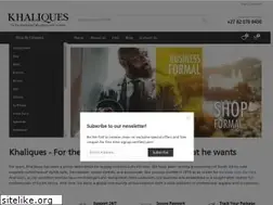 Sites similar to khaliques.co.za
