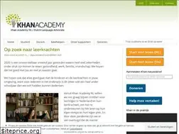 Sites similar to khanacademy.nl