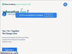 Sites similar to khanacademyannualreport.org