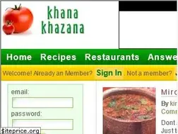 Sites similar to khanakhazana.com