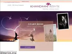 Sites similar to khandaanirishta.com
