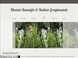 Sites similar to khanisbasenjis.com