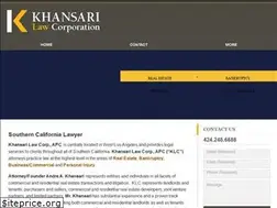Sites similar to khansarilaw.com
