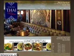 Sites similar to khaosanthaikitchen.ca