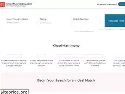 Sites similar to khatrimatrimony.com