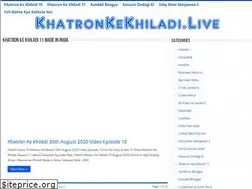 Sites similar to khatronkekhiladi.live