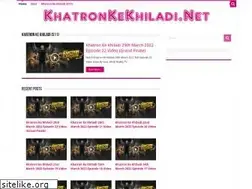 Sites similar to khatronkekhiladi.net