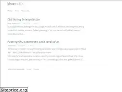 Sites similar to khoerodin.id