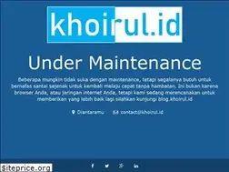 Sites similar to khoirul.id