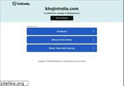 Sites similar to khojinindia.com