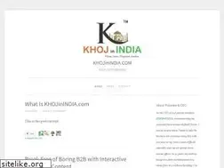 Sites similar to khojinindiadotcom.wordpress.com