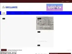 Sites similar to khullanote.com