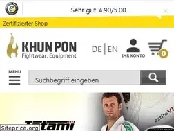Sites similar to khunpon-kampfsportartikel.de