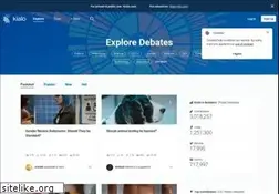 Sites similar to kialo.com