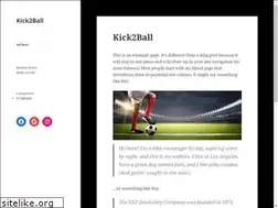 Sites similar to kick2ball.com
