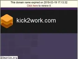 Sites similar to kick2work.com