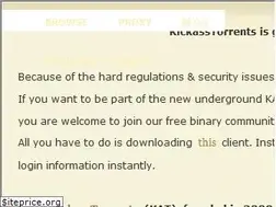 Sites similar to kickasstorrent.link