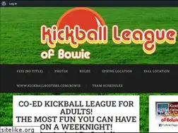 Sites similar to kickballbowie.com