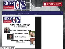 Sites similar to kicks1063.com