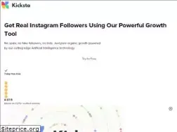 Sites similar to kicksta.co