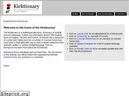 Sites similar to kicktionary.de