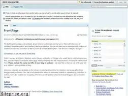 Sites similar to kidlitinterviews.pbworks.com