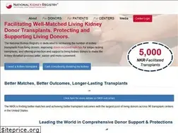 Sites similar to kidneyregistry.org
