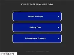 Sites similar to kidneytherapychina.org