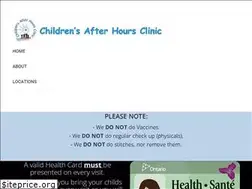 Sites similar to kidsafterhoursclinic.ca
