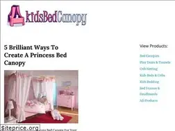 Sites similar to kidsbedcanopy.com