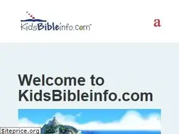 Sites similar to kidsbibleinfo.com