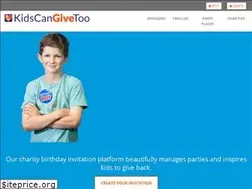 Sites similar to kidscangivetoo.com