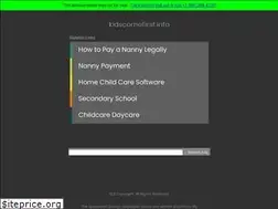 Sites similar to kidscomefirst.info