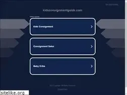 Sites similar to kidsconsignmentguide.com