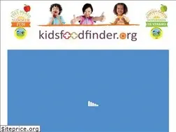 Sites similar to kidsfoodfinder.org