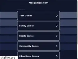 Sites similar to kidsgamess.com