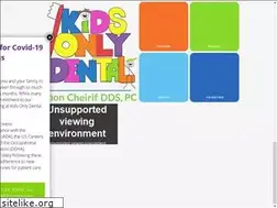Sites similar to kidsonlydentalapp.com