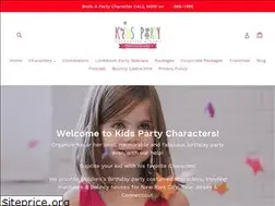Sites similar to kidspartycharacters.com