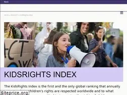 Sites similar to kidsrightsindex.org
