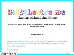 Sites similar to kidstheatre.me