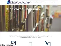 Sites similar to kidsvocabulary.com