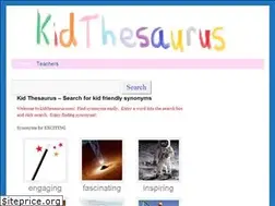 Sites similar to kidthesaurus.com