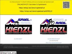 Sites similar to kienzl-spielradl.at